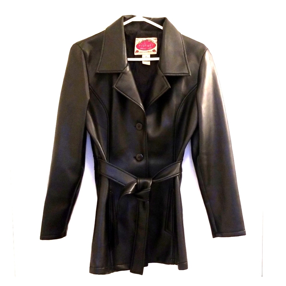 Vintage faux leather jacket